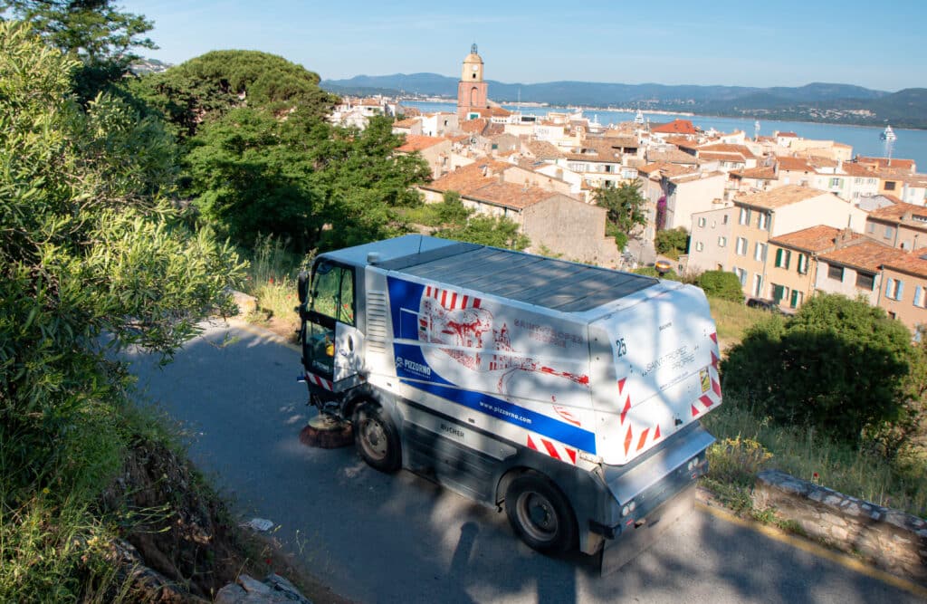 Image de l'article: Quand nos véhicules de propreté deviennent des œuvres d&rsquo;art à Saint-Tropez