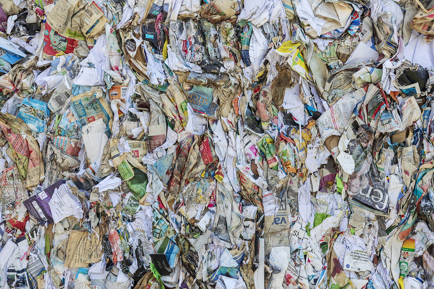 pile de déchets papiers